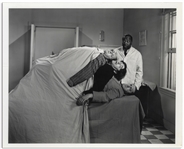 Lot of Five 10 x 8 Glossy Photos From the 1940 Three Stooges Film From Nurse to Worse -- Very Good Plus Condition